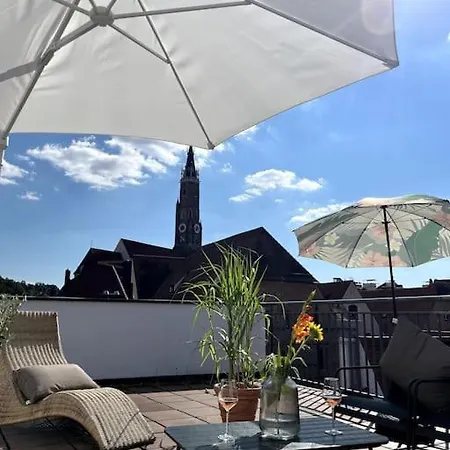 Ueber Den Daechern Der Landshuter Altstadt Landshut